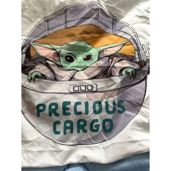 Star Wars The Mandalorian Curious Child Twin Sheet Set 2 available - Picture 5 of 8
